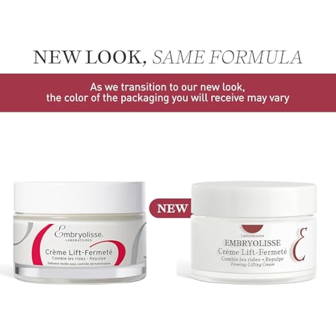 Embryolisse - Firming Lifting Cream with Hyaluronic Acid - Anti Wrinkle Face Cream for Women to Reduce Wrinkles, Dark Spots, Fine Lines & Sun Damage - Anti Aging Face Moisturiser for All Skin Type