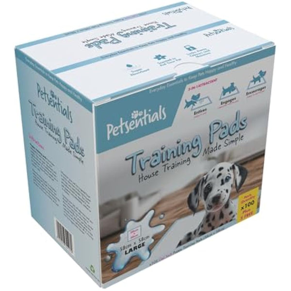 Petsentials Leakproof, Quick Dry, Dog/Puppy Disposable Training Pads Pack x105