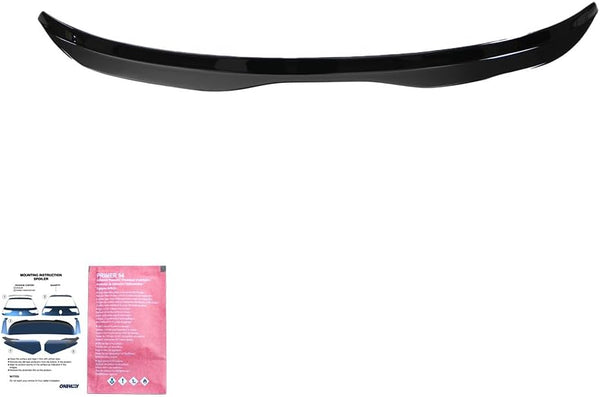 Oneway Roof Spoiler (Cap) compatible with Seat Leon (5F) HB Cupra 2013-2020 - Gloss black