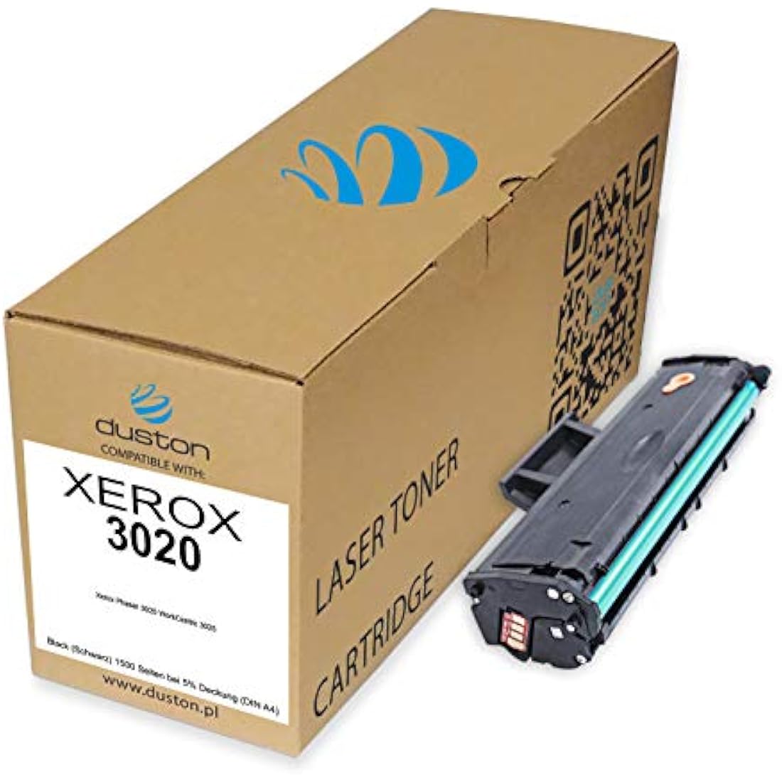 duston 3020, 106R02773 Black Toner Compatible with Xerox Phaser 3020 3025 3025NI