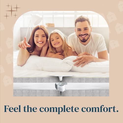 FeelAtHome Bed Bridge Twin to King Converter Kit - Twin Bed Connector King Maker - Bed Gap Filler to Make Twin Beds Into King - 2 Mattress Connector