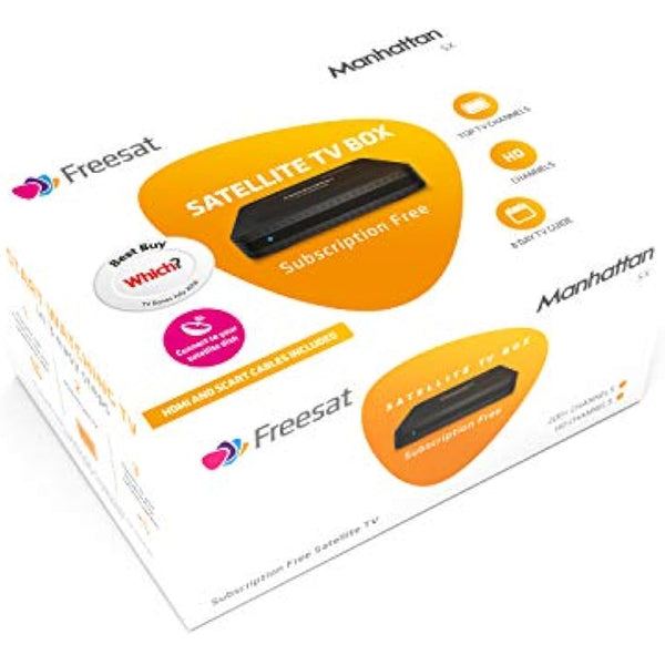 Manhattan SX Freesat HD Box, Black