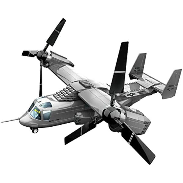 APOSTROPHE Games V-22 Osprey Tiltrotor Aircraft Building Block Set - 460 Pieces