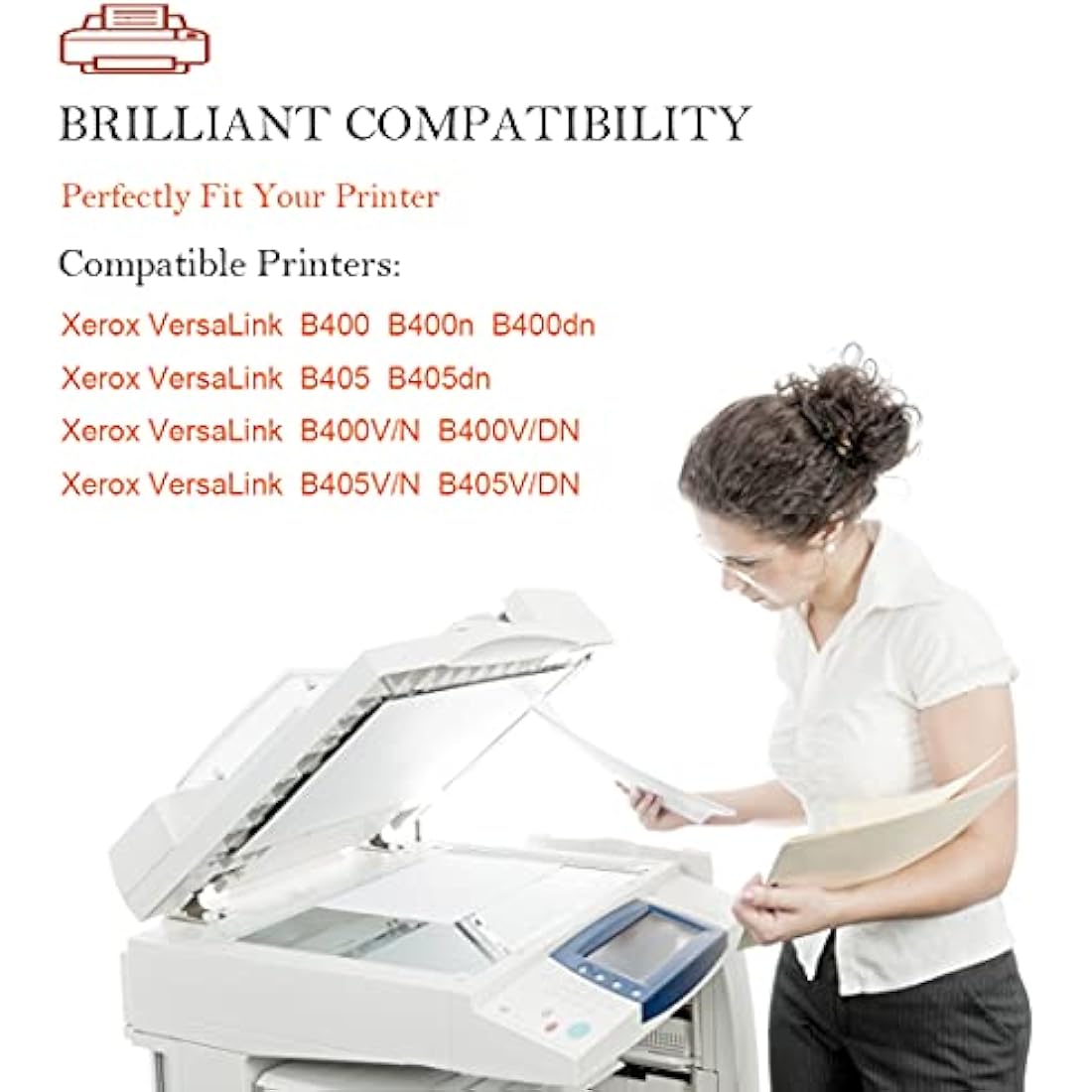 ASEKER Compatible B400 B405 Toner Cartridges 24600 Pages for Xerox VersaLink B400 B400n B400dn B405 B405dn Printers 106R03584 Extra High Capacity ( Black x 1 )