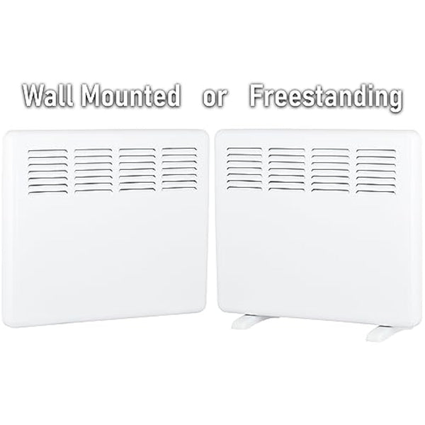 MYLEK Panel Space Heater 1KW Eco Smart WiFi App Radiator Electric Low Energy, 1KW,1.5KW, 2KW Available - Wall Mounted or Floor Standing, Bathroom IP24 Rated for Homes, Offices (1000w)