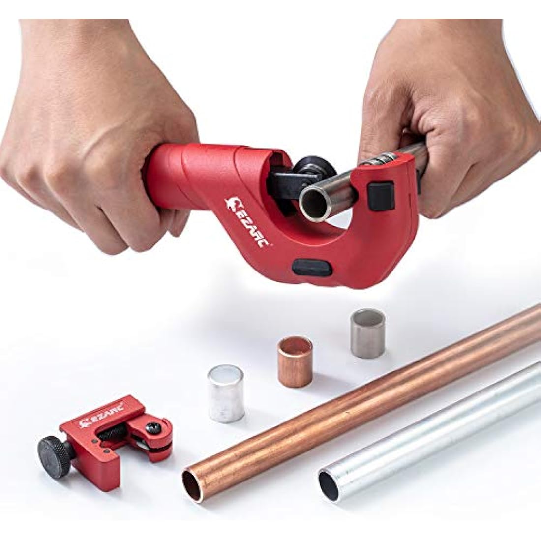 EZARC Pipe Cutter, 5-50mm Copper Cutter Set with Mini Tube Cutter for Aluminum, PVC Pipe, Thin Stainless Steel Tube