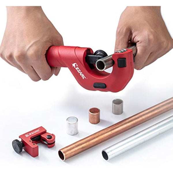 EZARC Pipe Cutter, 5-50mm Copper Cutter Set with Mini Tube Cutter for Aluminum, PVC Pipe, Thin Stainless Steel Tube
