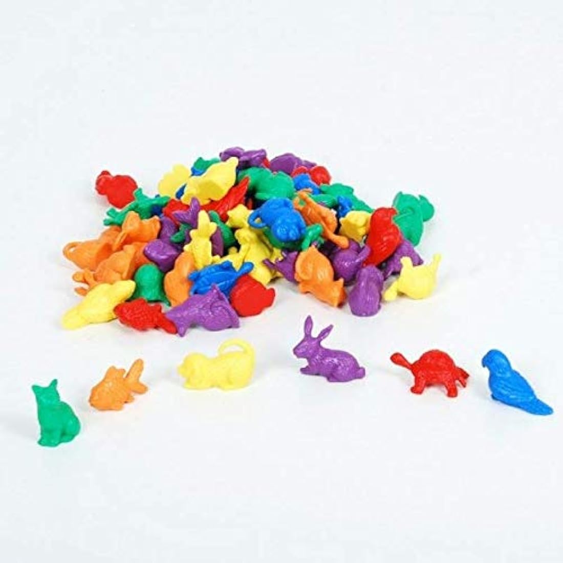 a2bsales Sorting Counters Starter Packs - Early Learning & Motor Skills Maths Toy - SEN Montessori (Pet - 24 Pk)