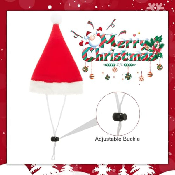 Dog Christmas Costumes with Santa Claus Hat Pet Clothes Suit Xmas Outfits Hoodies for Dogs Puppy Cats Cosplay Holiday Large