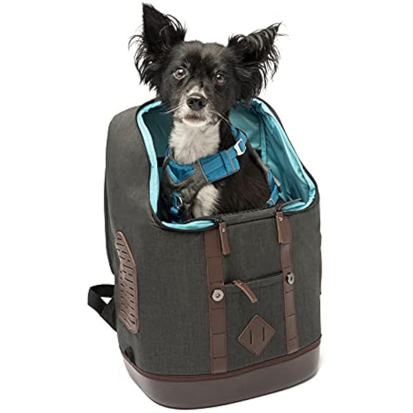 Kurgo Rucksack, Backpack for Small Dogs and Cats, Ideal for Hiking, Commuting or Travel, Waterproof Bottom, Black