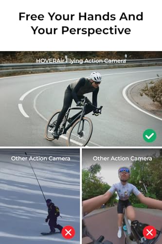 HOVERAir X1 PROMAX 8K Action Flying Camera, Foldable Drone with Camera with 26Mph Follow Speed, 10+ Fully Automatic Flight Modes, Fly Anywhere with OmniTerrain, SmoothCapture 2.0(Skiing Combo)