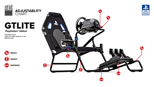 Next Level Racing F-GT LiteFoldable Simulator Cockpit, HDMI