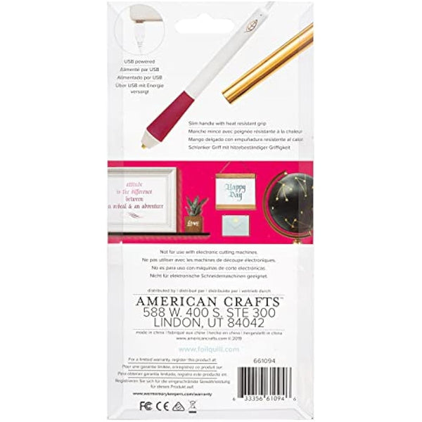 AMERICAN CRAFTS / WE R MEMORY FOIL QUILL FSTYL PEN CALIGRAPHY