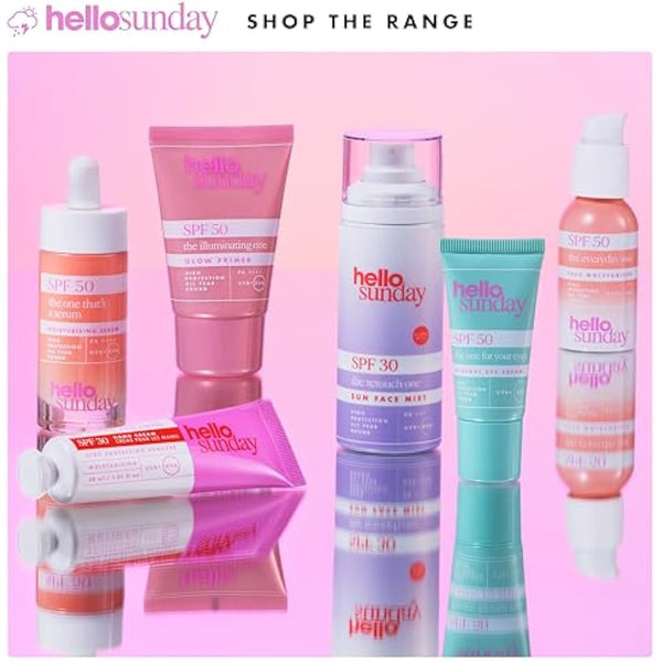 Hello Sunday The Everyday Essentials Bestsellers Kit | SPF Protection for Face, Lips & Hands with Hyaluronic Acid & Vitamin C