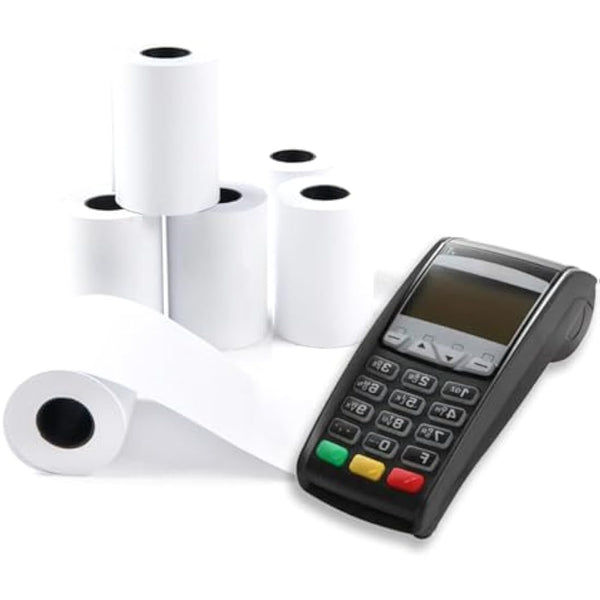 57 x 40mm Premium Thermal Paper Till Receipt Rolls for PDQ Credit Card Machine, POS, EPOS, Card Machines, Barclaycard, Verifone, Ingenico, Sagem, Spire, Pax, Worldpay [Pack of 200] - AVARTEK