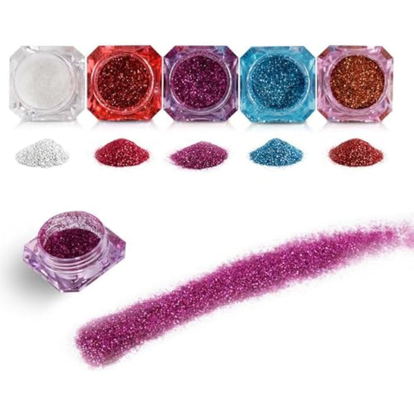 Alledomain 40 PCs 5 Ml Empty Clear Plastic Cosmetic Containers Diamond Shape with 3 PCs Mini Spatula