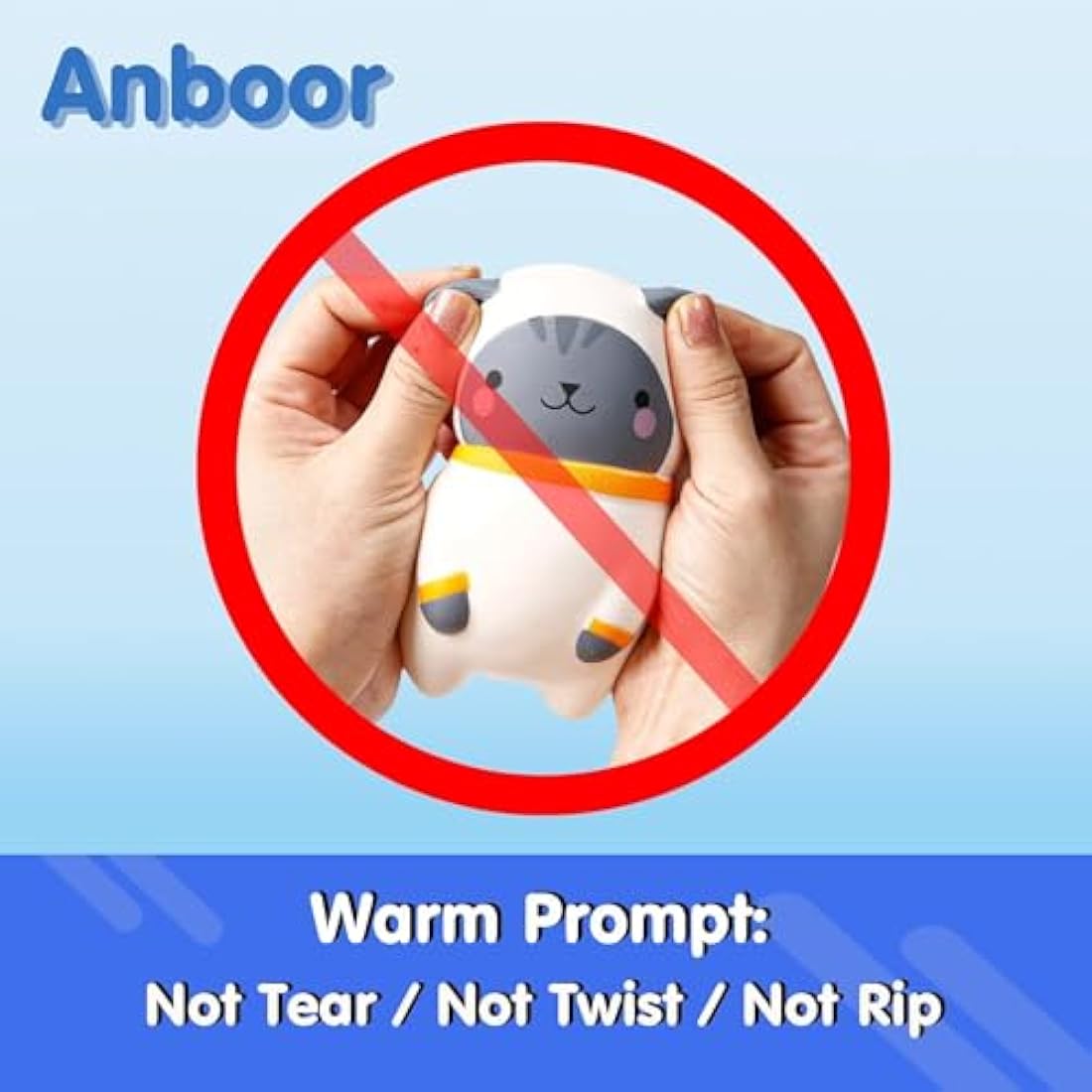 Anboor 4.7" Squishies Cat Toy Squishy Toys Kawaii Scented Soft Slow Rising Squeeze Stress Relief Kids Toy Halloween Birthday Day Gifts