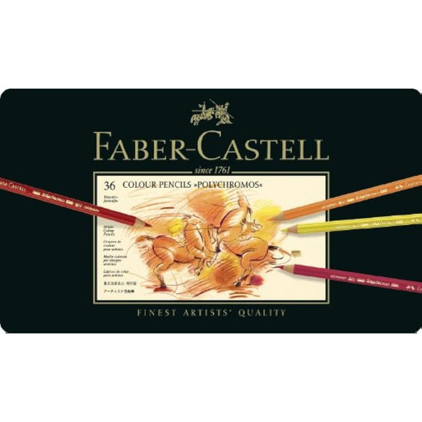 Faber-Castell 110036 Artist Colouring Pencil, 36 Metal Case (1, 36 Metal Case)