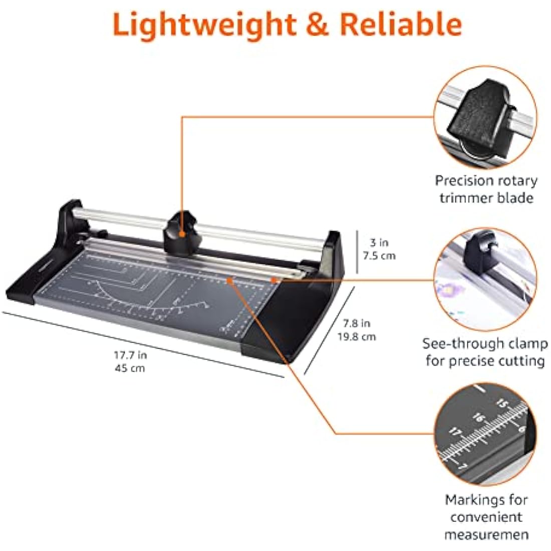 Amazon Basics roll cutting machine for paper, A4