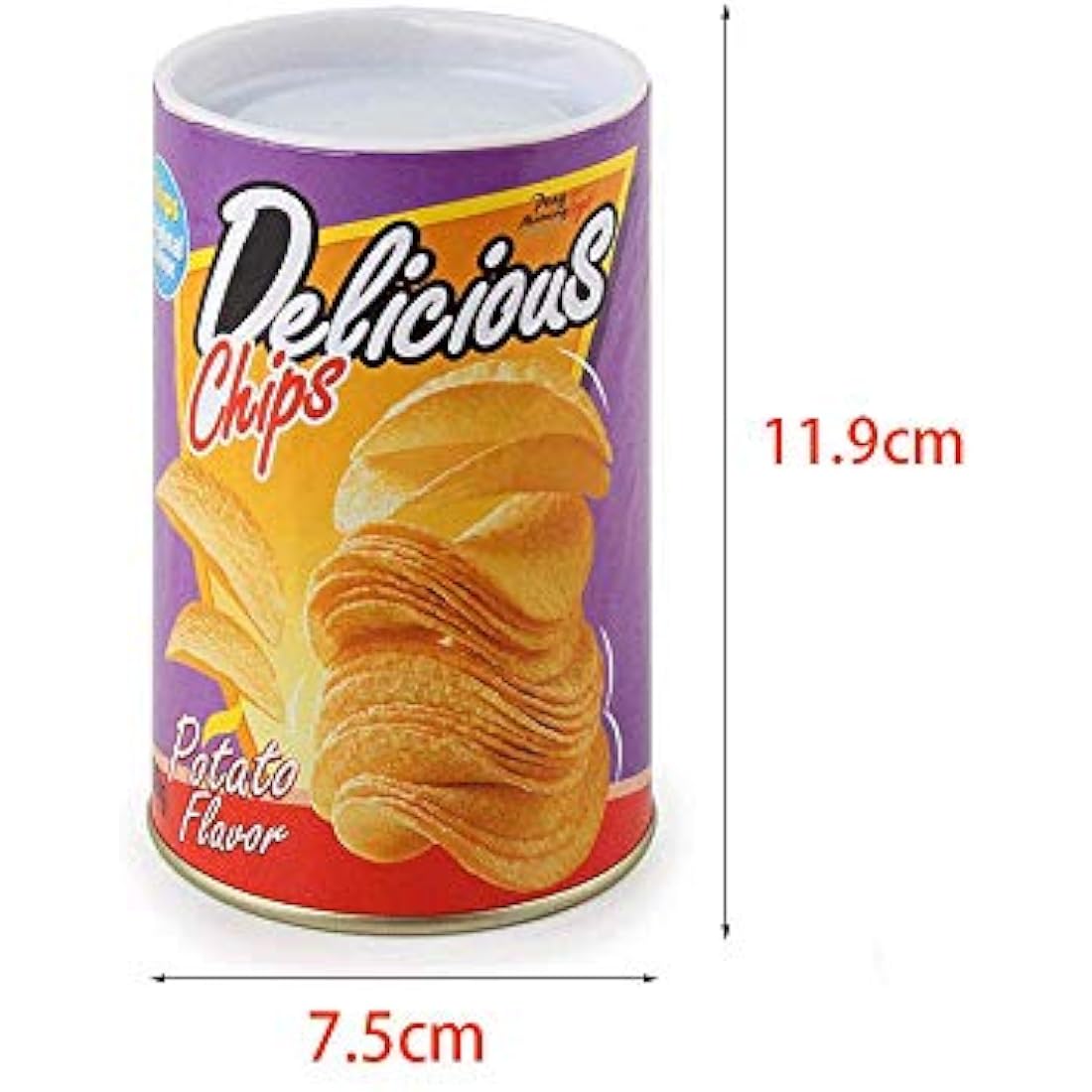 JIANGTYH The Potato Chip Snake Can Jump Spring Snake Toy Gift April Fool Day Halloween Party Decoration Jokes in A Can Gag Gift Prank,Potato Chip Style,Popcorn 2 Pieces