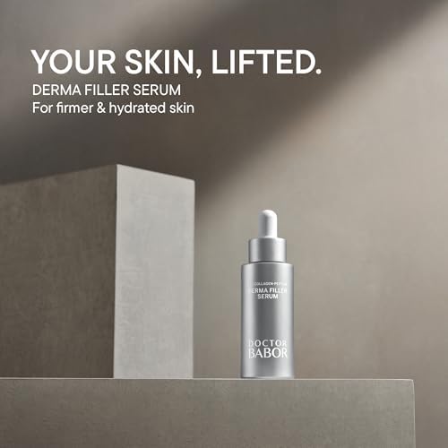 DOCTOR BABOR Derma Filler Serum | Highly effective facial care with 7% collagen peptides for visible wrinkle reduction | Anti-ageing serum for instantly smoother & firmer skin | vegan | 30ml serum