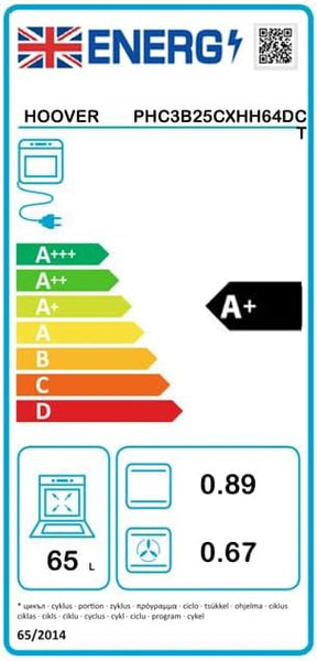 H-Oven 300 Hoover PHC3B25CXHH64DCT Oven