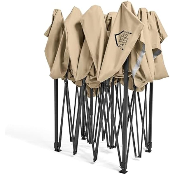 All Seasons Gazebos 3x2m Heavy Duty Fully Waterproof Pop up Gazebo With Accessory Pack - Beige