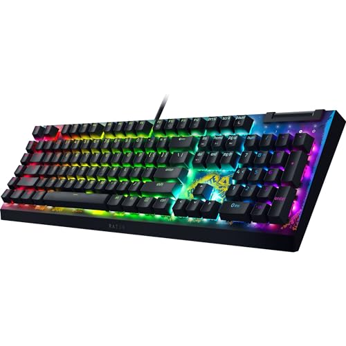 Razer BlackWidow V4 X Minecraft Edition - Mechanical Gaming Keyboard - Chroma RGB (Green Mechanical Switches, 6 Dedicated Macro Keys, Doubleshot ABS Keycaps) US Layout | Minecraft