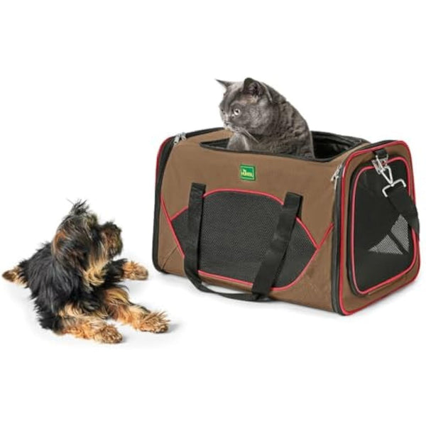 HUNTER Kansas Carry Bag, Beige/Red