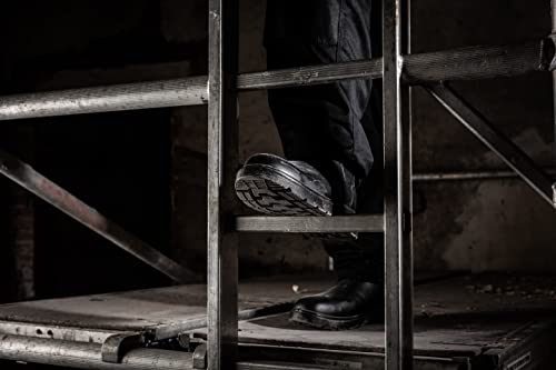 Blackrock Dealer Work Safety Boots, Steel Toe Cap, Chelsea Boots, Mens Womens Ladies, Safety Shoes, Gardening, Black, Horse Riding, Yard, Slip On Shoes, Lightweight - Size 9