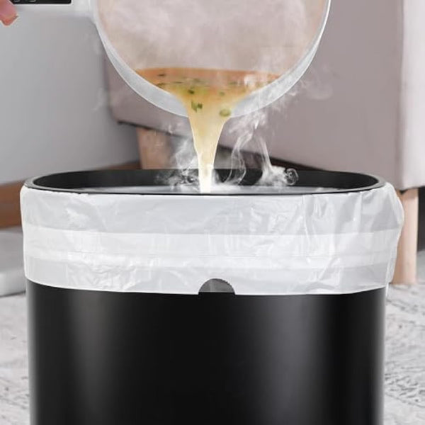 GRANDMA SHARK 50-58L UP TO 65L Bin Bags Liners Drawstring Trash Bag, Handle Waste Bags, 90 Garbage Bag, Super Strong, Anti-Drip Unscented, 70 × 77 cm