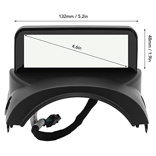 Fockety Tesla 4.6in Head Up for Model 3/Y, Ultra Mini Screen Display for Model Y, Embedded Design HUD Car Dashboard Display LCD Smart Instrument Tesla Accessories for Speedometer (Intel