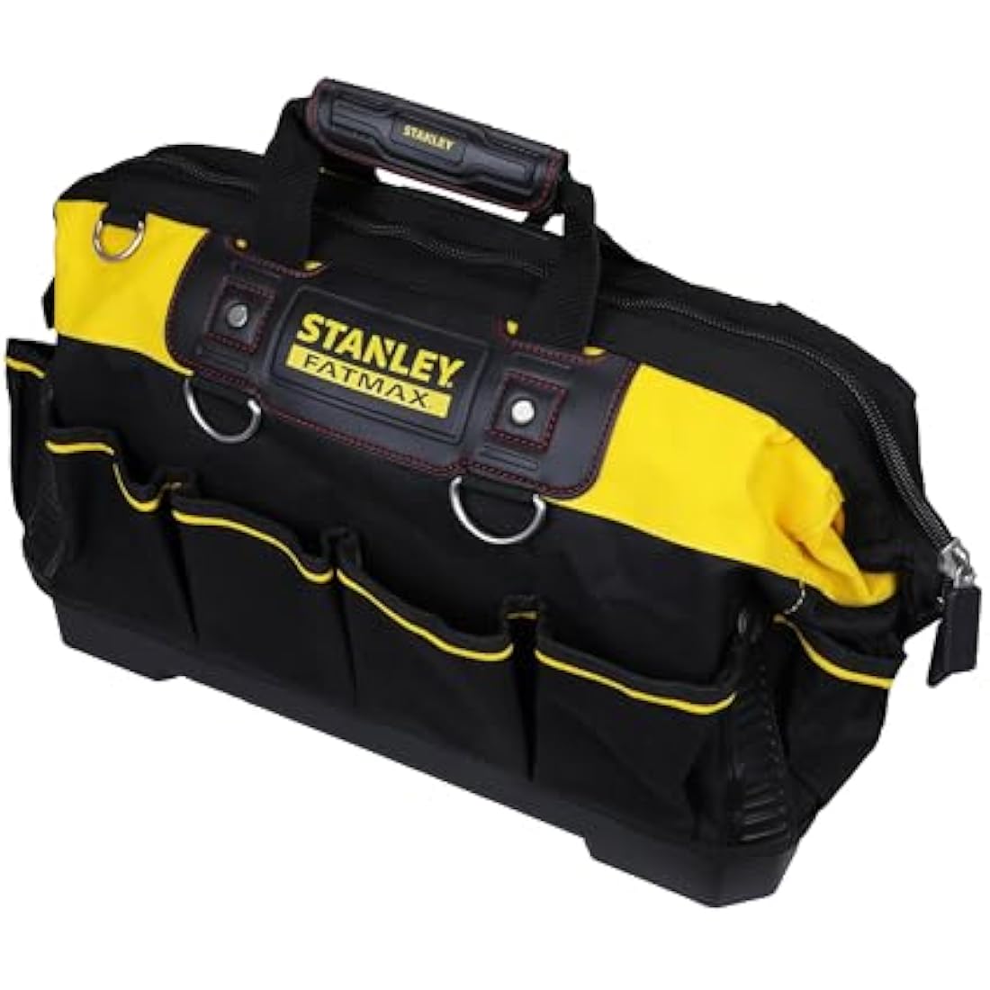 STANLEY FATMAX Technician Tool Bag, 18" Heavy Duty, Hard Waterproof Base, Multiple Pockets, Shoulder Strap, 1-93-950