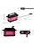 owootecc 80KG Servo Motor High Torque Digital Servo DS5180 Metal Waterproof 1/10 Scale Servo for R/C Car Robot,Control Angle 270° (80KG Servo Pink)