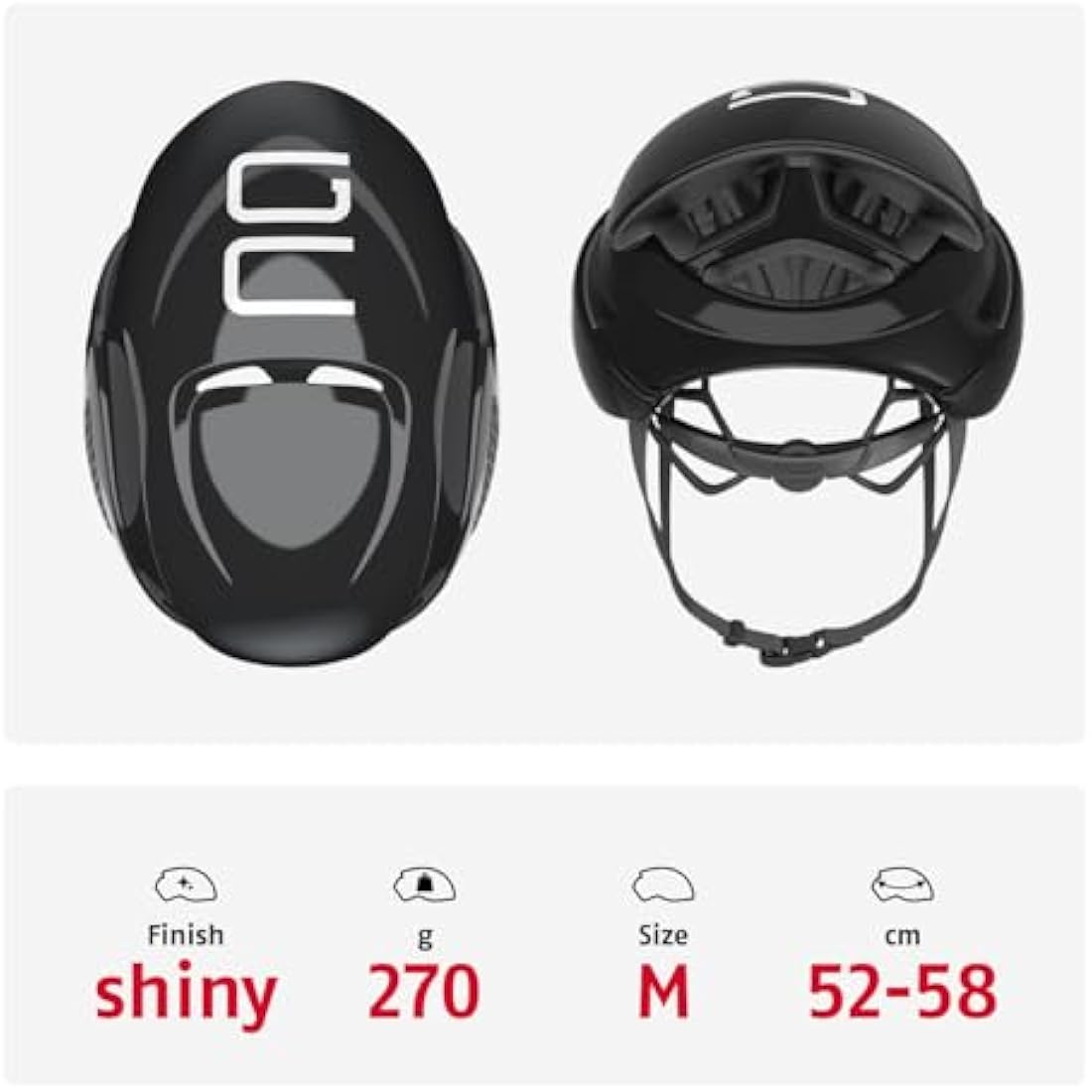 ABUS GameChanger Racing Bike Helmet - Aerodynamic Cycling Helmet with Optimal Ventilation for Men and Women
