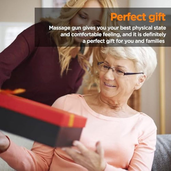 Massage Gun Deep Tissue, Portable Muscle Massage Device with 10 Massage Heads, 2025 Upgraded 30 Speeds Massager with LCD Touch Screen for Body Back Shoulder Muscle Relaxation