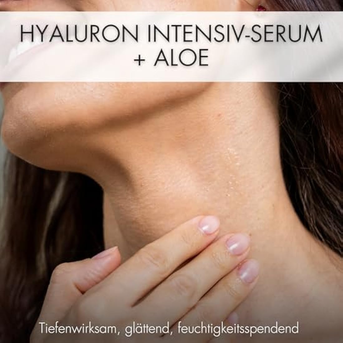 Hyaluronic Acid Intensive Serum with Aloe, High-Dose & Vegan - Anti-Aging Skin Care, Moisturizing Face Moisturiser for Wrinkles, Fragrance-free Natural Cosmetics - Made in Germany by PERLENBUCHT