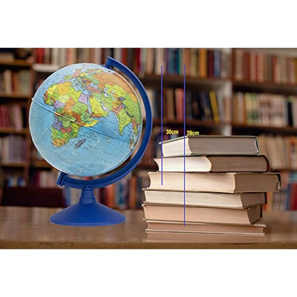 Exerz 30CM Educational World Globe Swivel Rotating Globe - Diameter 30cm