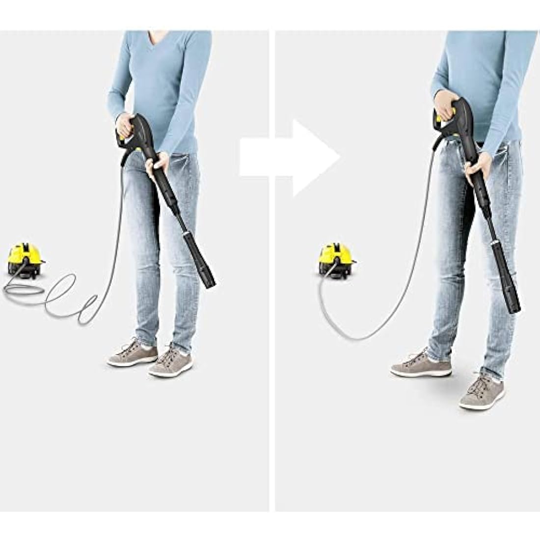 Kärcher 2.643-585.0 H10 Q PremiumFlex Anti-Twist Hose, Black, 10 m , Grey