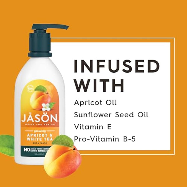 Jason Natural Cosmetics Apricot Body Wash 887ml/30floz