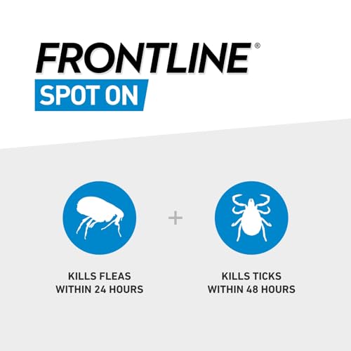 FRONTLINE Plus Flea & Tick Treatment for Cats and Ferrets - 6 Pipettes