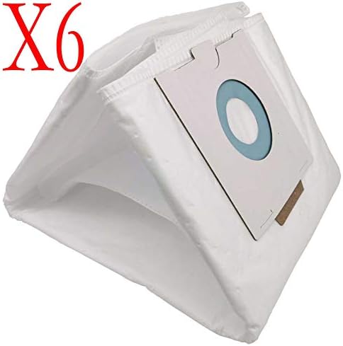 6x Synthetic Vacuum Cleaner Filter Dust Bags Compatible with Festool SC FIS-CT 26/5, CT 26, CT 26 E, CTL-26, CTL-36, 496186 Dust Extractors