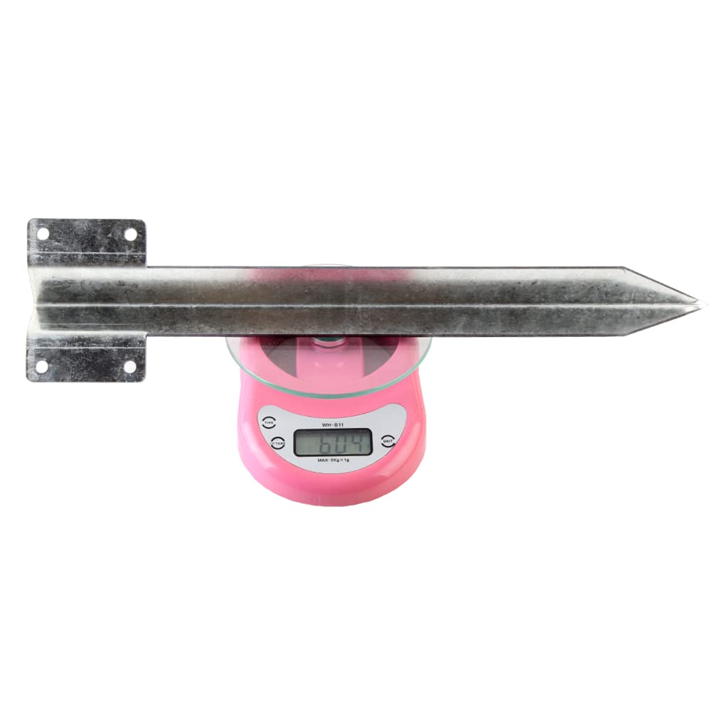 Pack of 10 Heavy Duty galvanised Steel Metal Fixing Peg Timber Corner Timber Railway Sleeper Bracket Driveway Path Edging