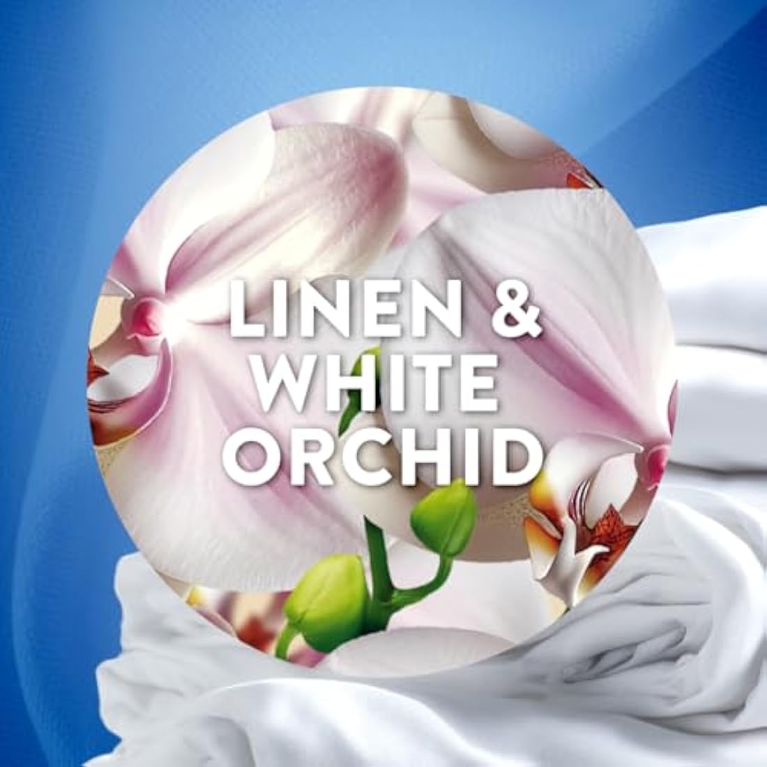 Air Wick Essential Mist Refills, Linen & White Orchid, Pack 6 x 20ml, Natural Essential Oils, Last up to 270 days, Air freshener