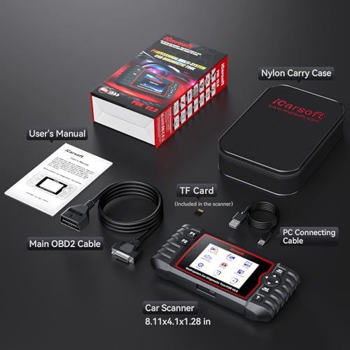 iCarsoft POR V3.0 Scanner for Porsche, 27 Reset Services OBD2 Scanner Code Reader, OIL/BLD/EPB/SAS/BMS/ETC/INJ/DP-F/TPMS Reset, 4-in-1 Graph Data, Bi-Directional Test, Lifetime F-ree Update
