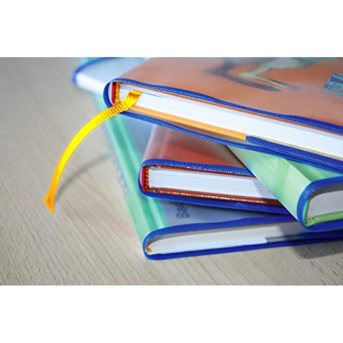 HERMA Hermaex Classic 7260 Book Covers 26 x 54 cm, Pack of 20, Book Covers with Label and Edge Protection Made of Wipe-Clean Polypropylene Film, Book Protector Set for School Books, Transparent