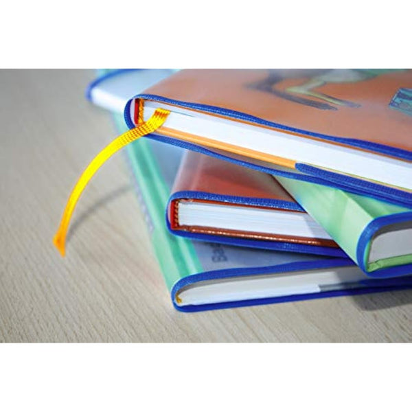 HERMA Hermaex Classic 7260 Book Covers 26 x 54 cm, Pack of 20, Book Covers with Label and Edge Protection Made of Wipe-Clean Polypropylene Film, Book Protector Set for School Books, Transparent