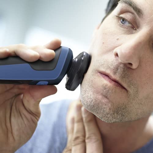 Philips Shaver Series 5000, Wet and Dry Electric Shaver, ComfortTech blades 360°, Contour Heads, Advanced Display, SmartClick Precision Trimmer, S5466/18 For Unisex-Adults