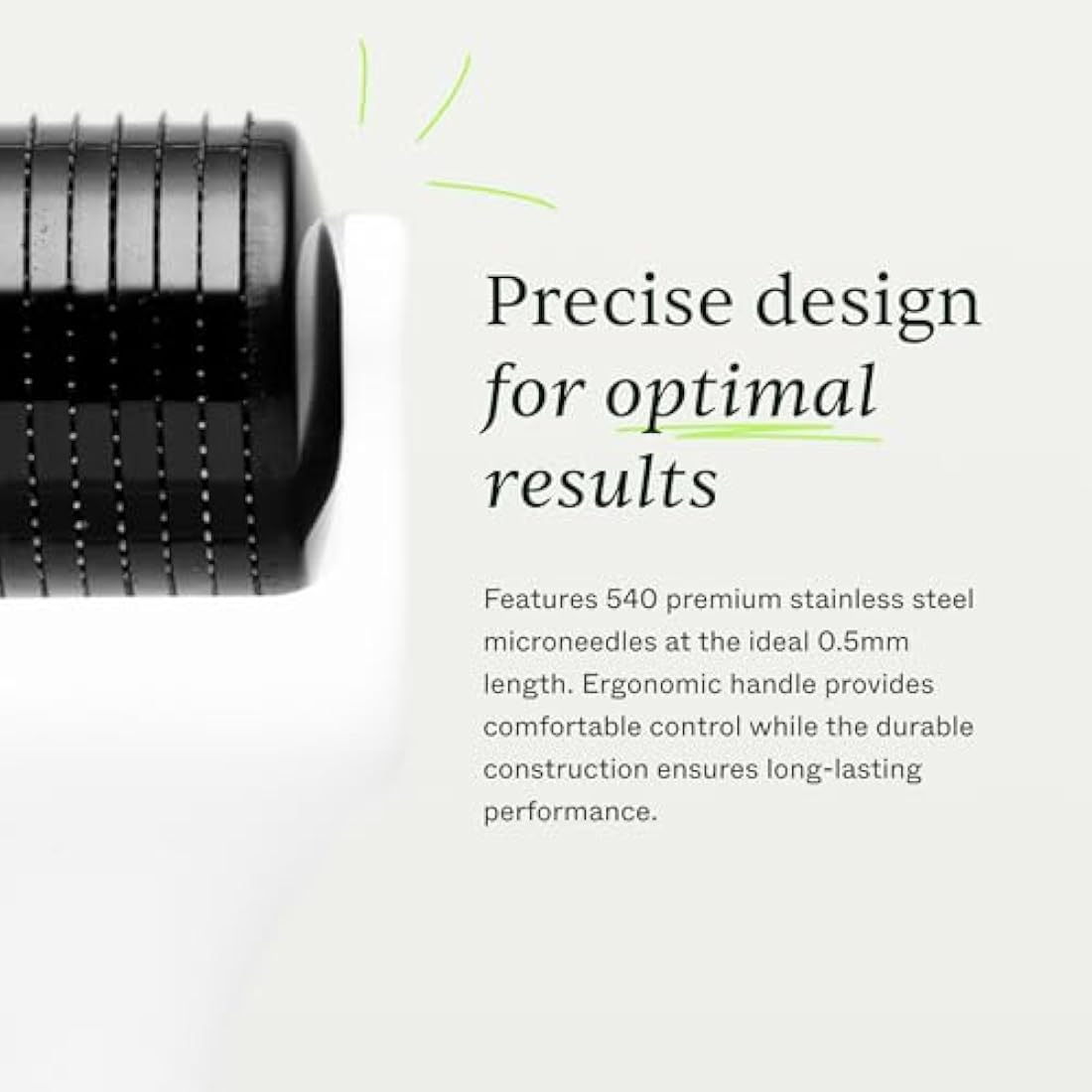 Scandinavian Biolabs Scalp Activating Roller | Stimulates and Improves Scalp Health, Encourages Fuller Looking Hair, Titanium Microneedles, Enhances Product Absorption