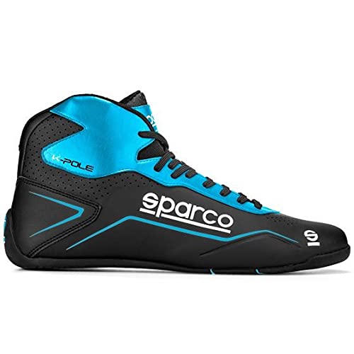 Sparco Unisex K-Pole Shoes Size 45 Black/Fluo Or